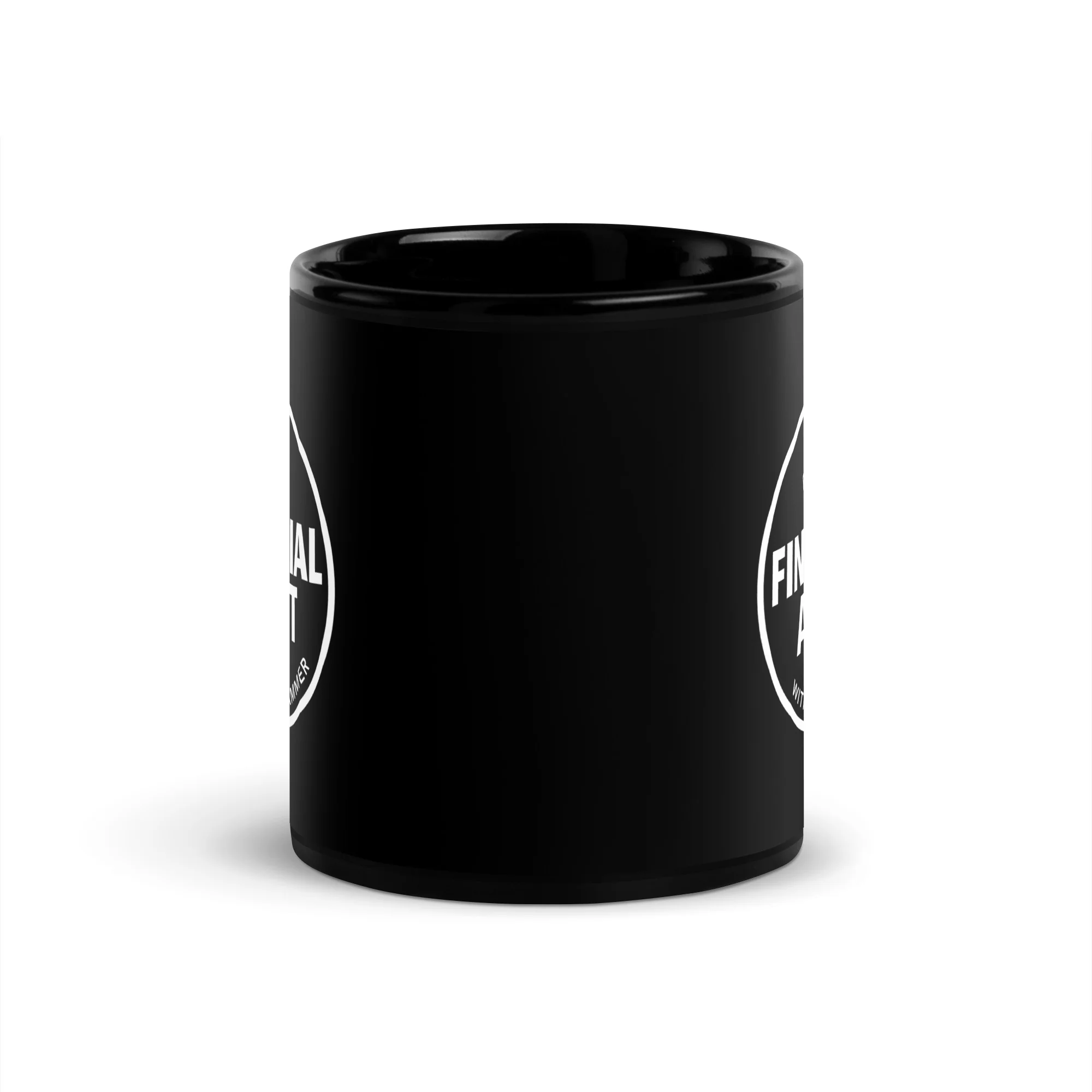 Financial Audit Logo Mug (Black) - Image 4