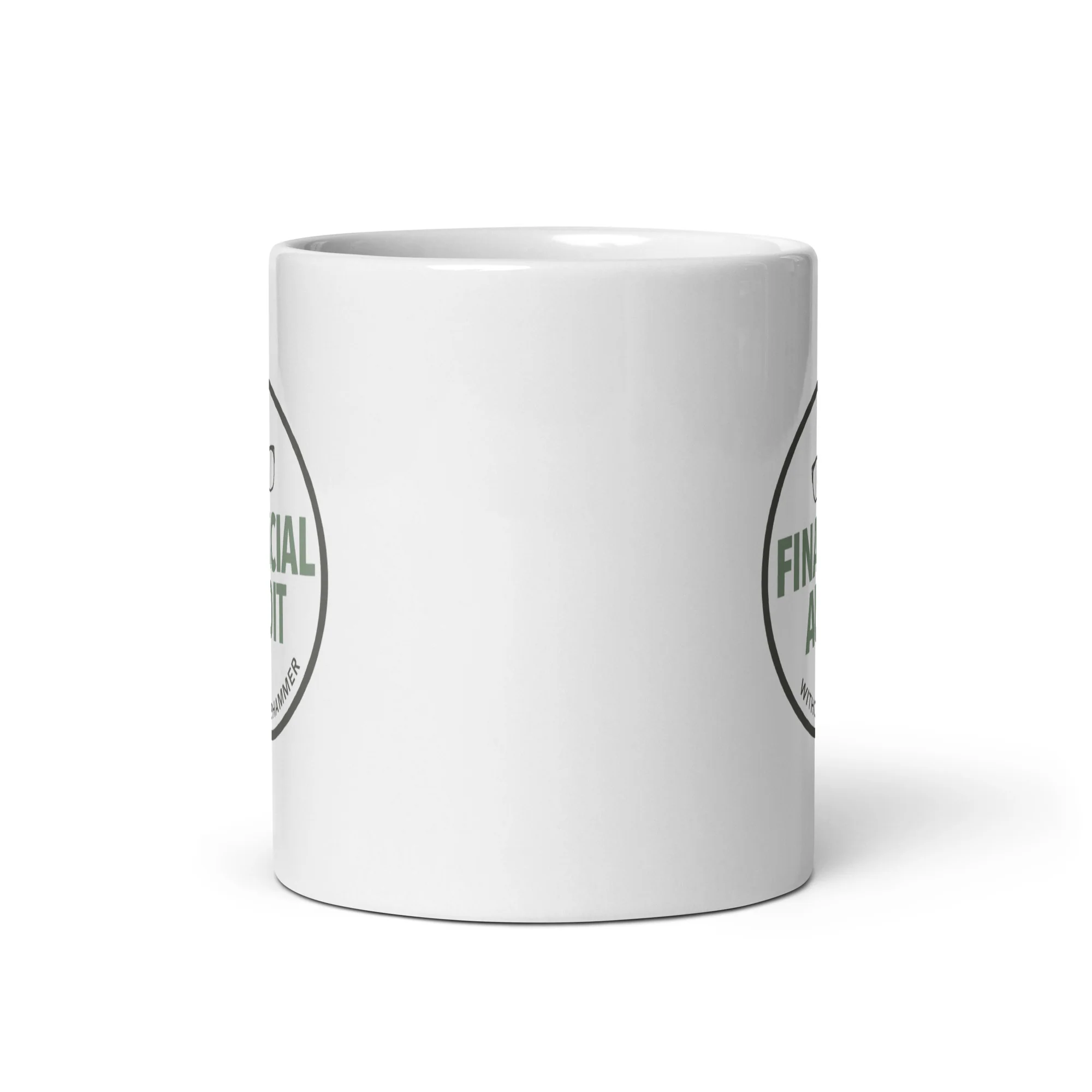 Financial Audit Logo Mug (White) - Image 3