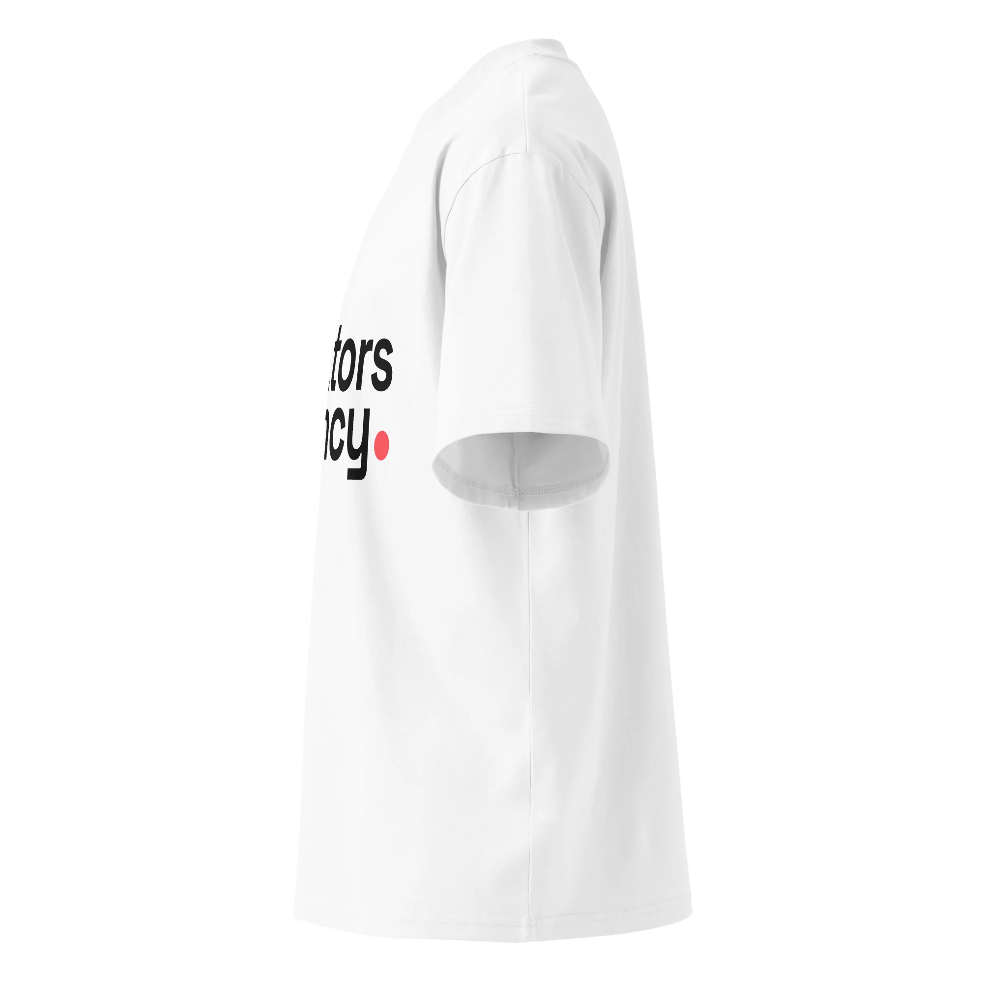 Unisex organic oversized high neck t-shirt - Image 4